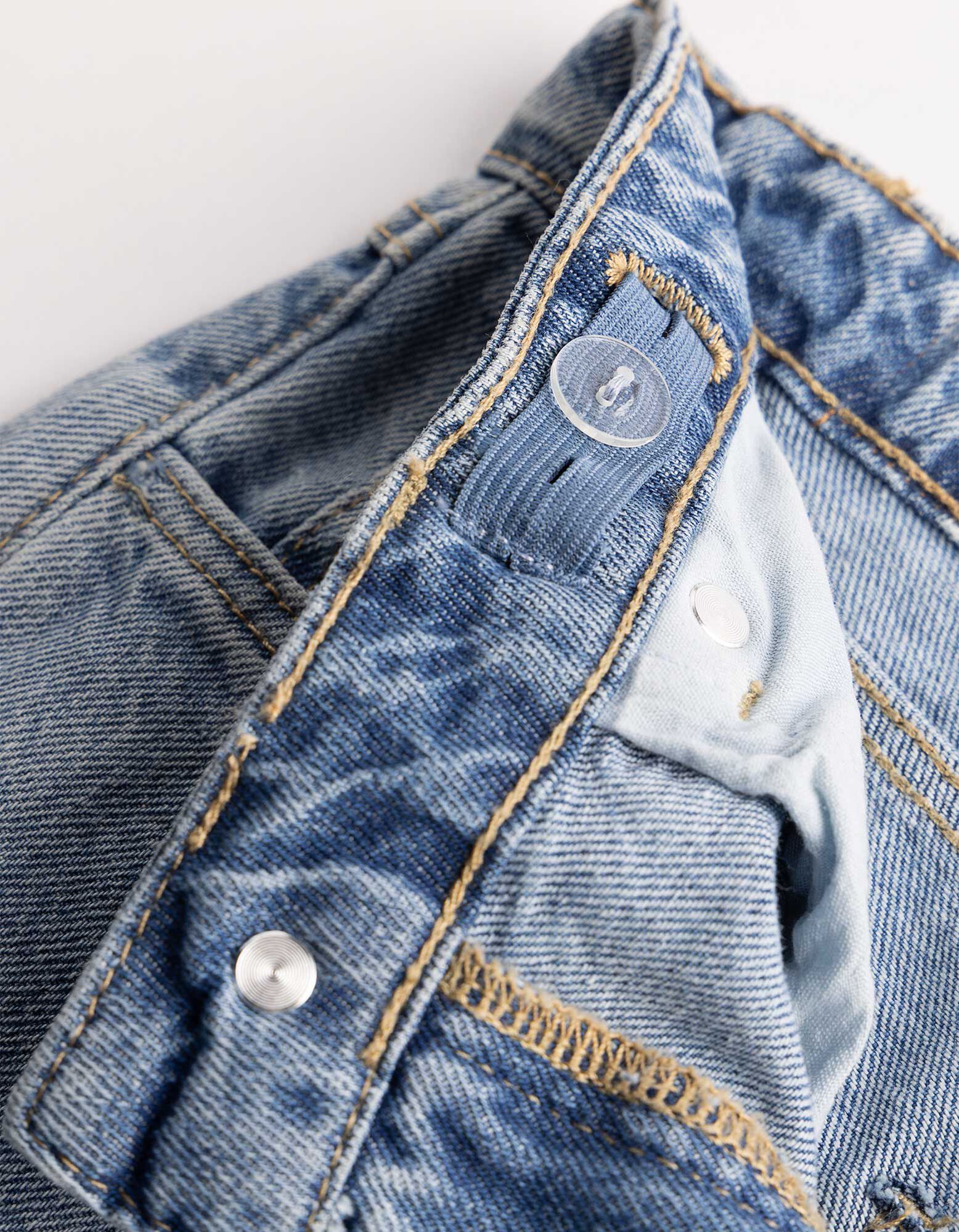 Jeans - Applikation - blau