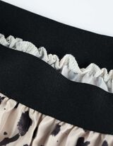 Suknja - &Scaron;areni print - bela