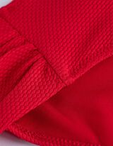 Bikinislip - Strukturiertes Material - rot
