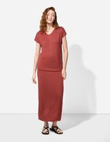 Gonna maxi - Misto viscosa - rosso scuro