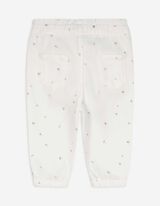 Pantalone - Šareni print - bela