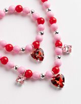 Schmuck-Set - 2er-Pack - silberfarben