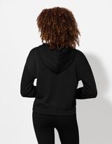 Felpa aperta - Contenuto di modal - nero