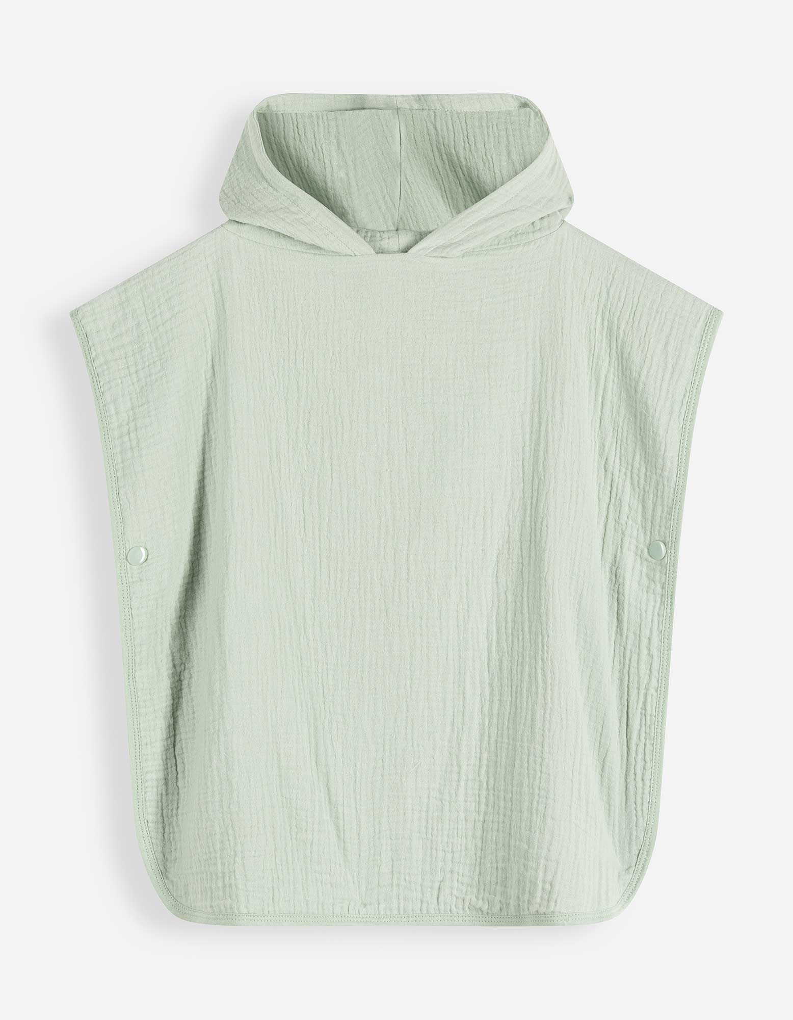 Badeponcho - Musselin - dunkelblau