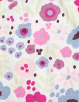 Shirt - Allover-Print - weiß