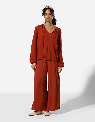 Culotte - Wide Fit - Rost