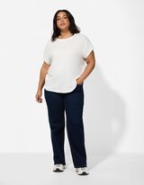 Jeans - Gamba larga - blu scuro