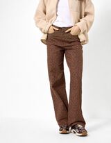 Jeans - Straight Fit - Braun