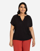 T-Shirt - Viskose-Anteil