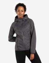 Dygsniuota striukė - Atstumia vandenį - tamsiai pilkas