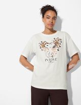 T-shirt - Snoopy - blanc