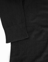 Gebreide jurk - LENZING™ ECOVERO™ - zwart