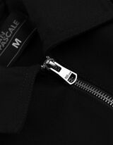 Jacke - einfarbig - schwarz