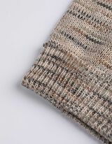 Felpa con cappuccio - Design multicolore - marrone