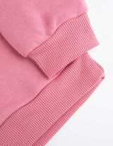 Trikotažinis megztinis - Blizgus paveikslėlis - ryskiai rozinis