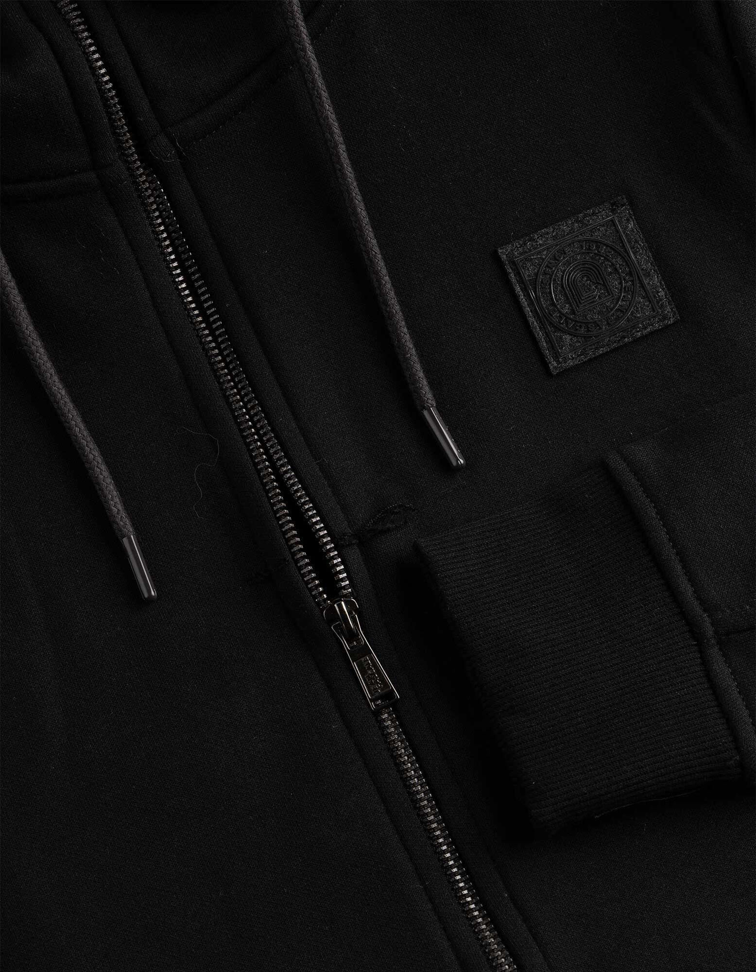 Sweatjacke - Kapuze - Schwarz