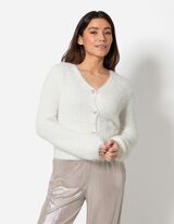 Cardigan - Tricotaje - Alb