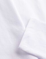 T-shirt &agrave; manches longues - Basique - blanc