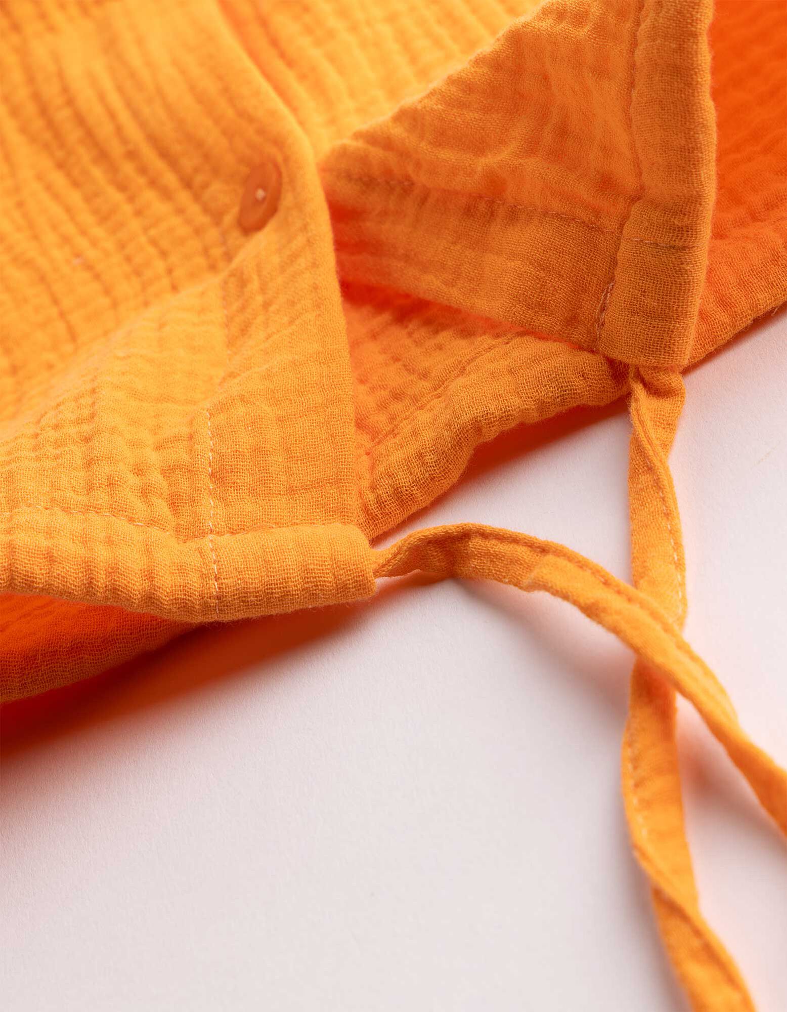 Chemise - Mousseline - orange
