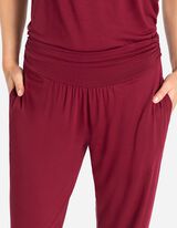 Melegítőnadrág - LENZING™ ECOVERO™ - mélyvörös