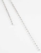 Collana - Pietre decorative - argento