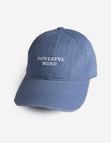 Baseballpet - Tekst - blauw