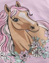 T-Shirt - Frontprint - lila