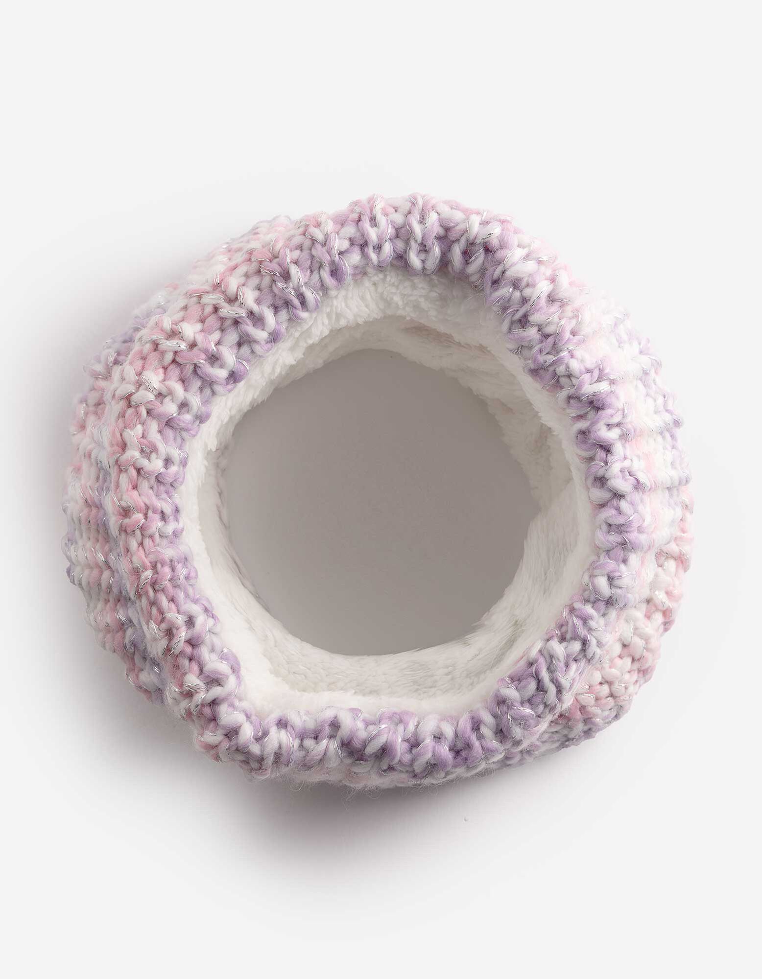 Loop-Schal - Mehrfarbiges Design - Off-White