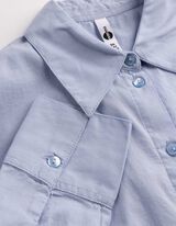 Ko&scaron;ilov&aacute; halenka - Měkk&yacute; povrch - svetle  modra