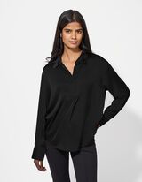 Blusa - Raso - nero