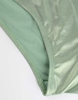 Jednodílné plavky - Recyklovaný polyester - zelena