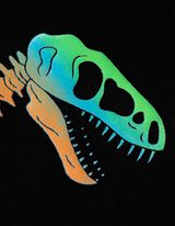 Marškinėliai - Neoninio atspaudo - juodas