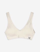Bralette - einfarbig - weiß
