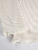 Hossz&uacute; ujj&uacute; felső - Kiv&aacute;g&aacute;sok - feher