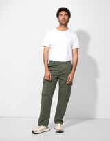 Cargohose - Straight Fit - gr&uuml;n