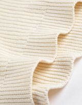 Strickpullover - Oversized Fit - weiß