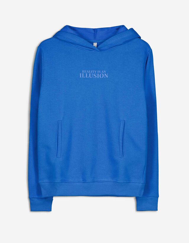 Felpa con cappuccio - Statement - blu scuro
