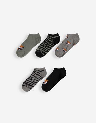 Sneakersocken - 5er-Pack
