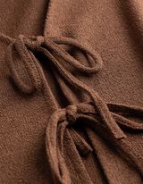 Stricktop - Viskose-Anteil - Braun