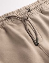 Jogginghose - Kontraststreifen - hellbraun