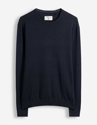 Trui - Ronde hals - Donkerblauw