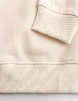 Sweatshirt - Schulterfrei - Hellgelb
