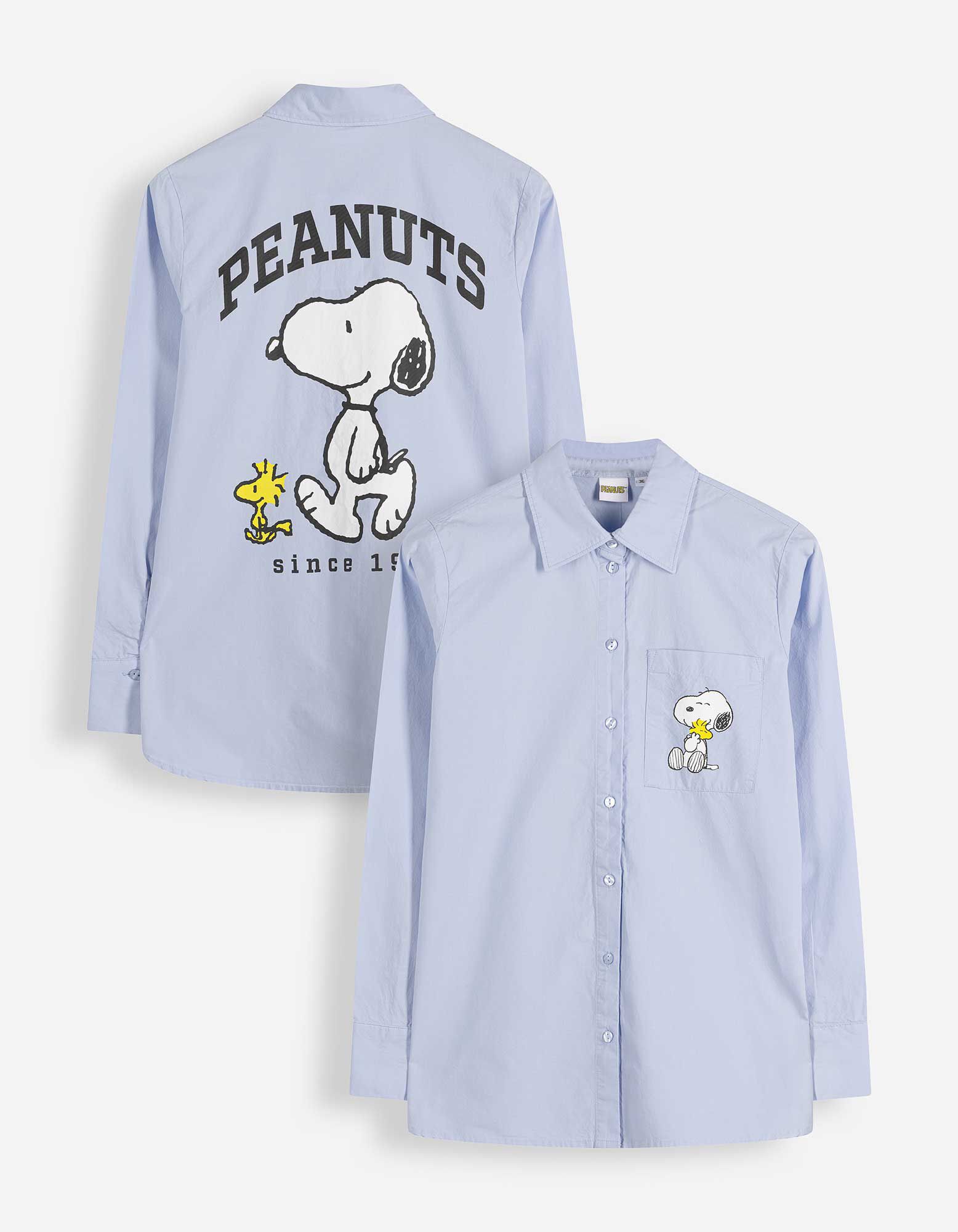 Bluse - Snoopy - Hellblau