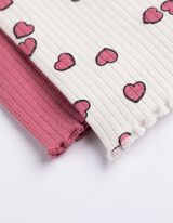 Pyjama Set aus Langarmshirt und Hose  - 2er-Pack - bronzefarben