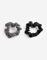 Haargummi - 2er-Pack - Schwarz
