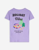 T-Shirt - Print - lila