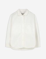 Shacket - Oversized Fit - bianco
