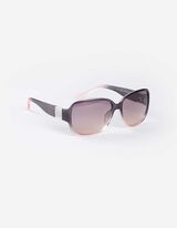 Sonnenbrille - Oval - hellgrau
