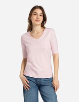 Majica kratek rokav - Vsebnost modala - roza