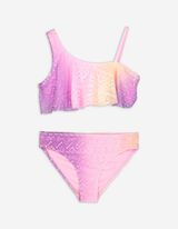 Set top e slip bikini - Multicolor - rosa fucsia